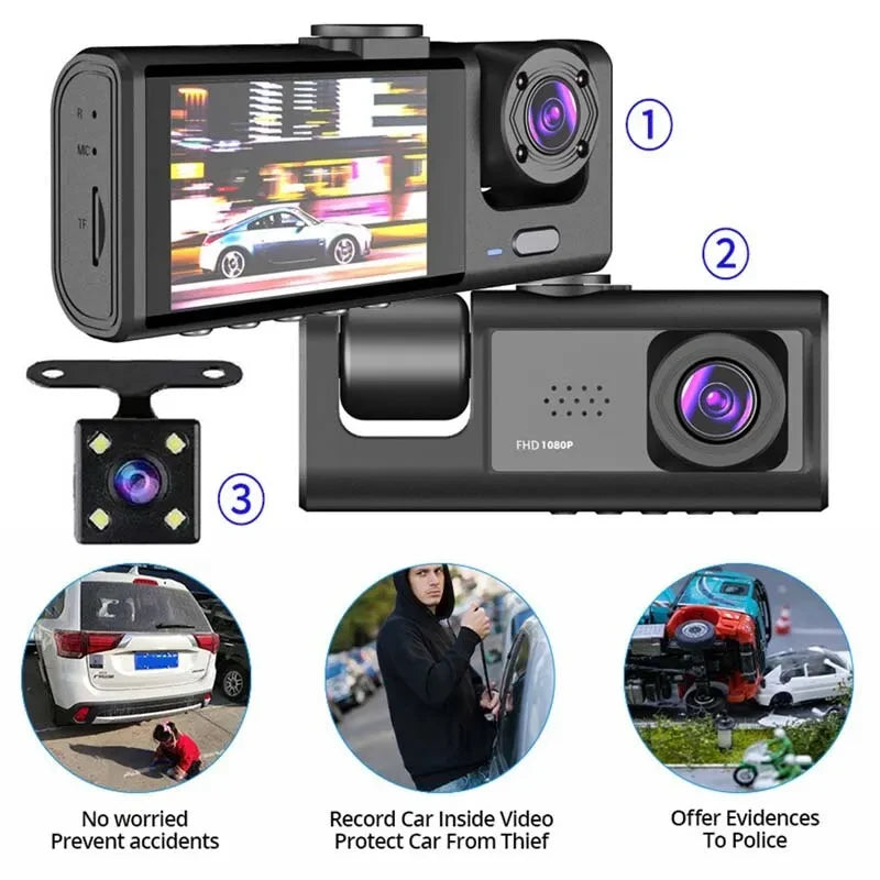 1080P Dual camera Dash Cam for cars