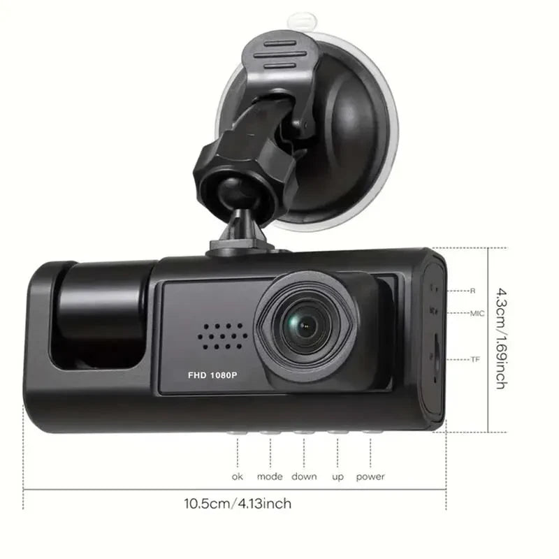 1080P Dual camera Dash Cam for cars